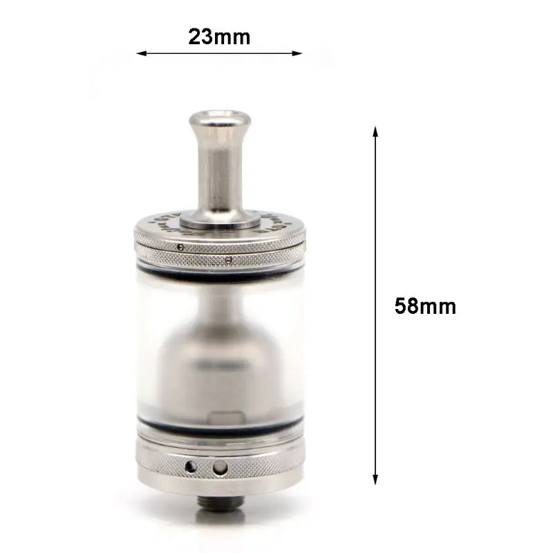

Stainless Steel TF GTR MTL RTA Tank Rebuildable Atomizer AFC System Restrictive Lung Vape Vaporizer Accessories