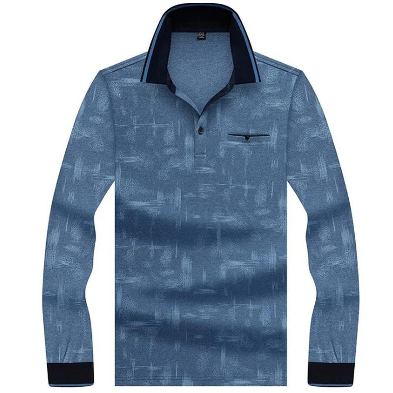 Новинка 2020 Высококачественная брендовая рубашка-поло однотонная деловая