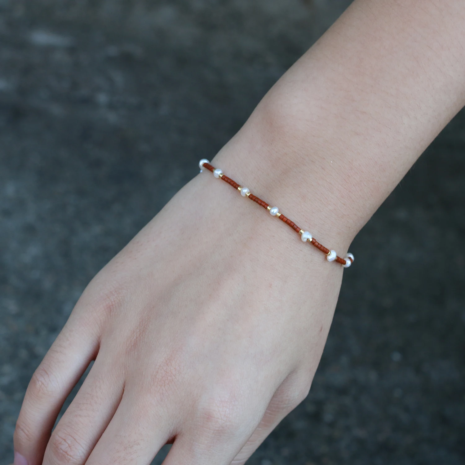 

C.QUAN CHI Miyuki Friendship Bracelets Boho Handmade Seed Beads Bracelets for Women Simple Pearl Charm Jewelry 2022