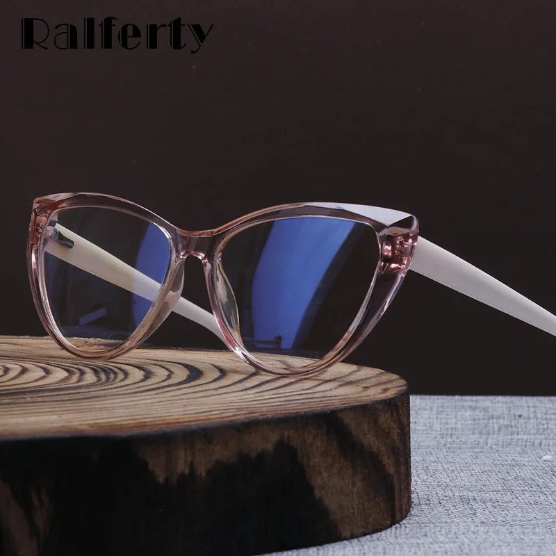 

Ralferty качество TR90 очки оправа женские очки по рецепту прозрачный красный синий светильник очки с пружиной без класса очки