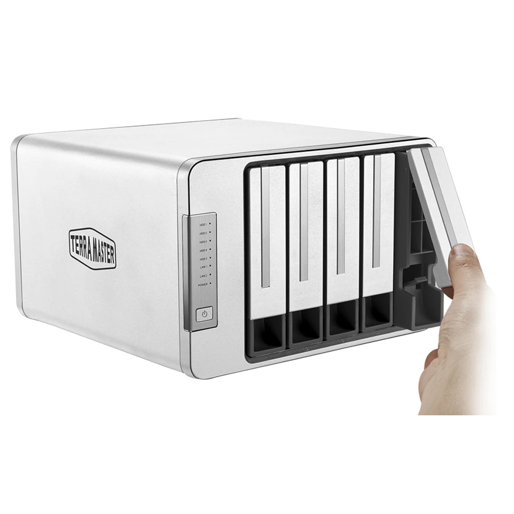 Жесткий диск TerraMaster 5Bay NAS для бизнеса процессор 1 5 ГГц скорость чтения 410 Мб/с