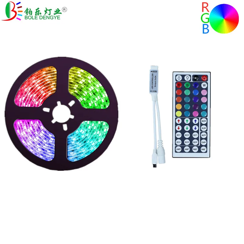 Гибкая светодиодная RGB лента SMD 5050 12 в постоянного тока 5 м 10 15