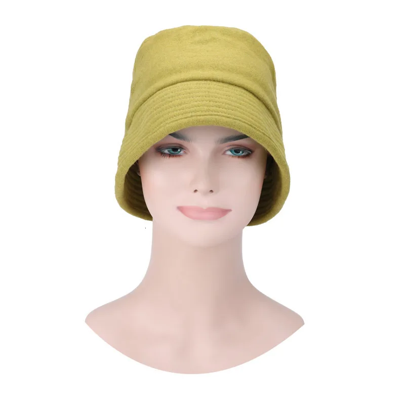 Шляпа Женская Солнцезащитная из шерсти модная Ультралегкая шапка с плоским