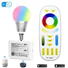 Новое поступление, светодиодная лампа Mi светильник E14 5 вт RGB + CCT, светодиодная лампочка AC 86-265 в 2,4G RF, умный пульт дистанционного управления, с беспроводной регулируемой яркостью