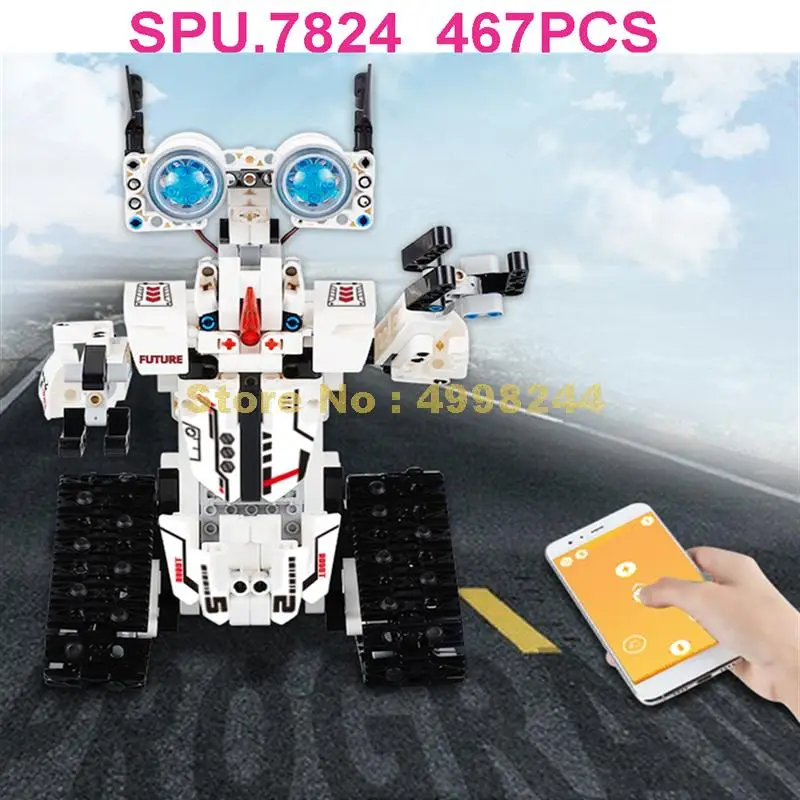 Fc9001 467pcs Technology App Steam Programming Rc Tracked Robot Intelligent Building Blocks Toy | Игрушки и хобби