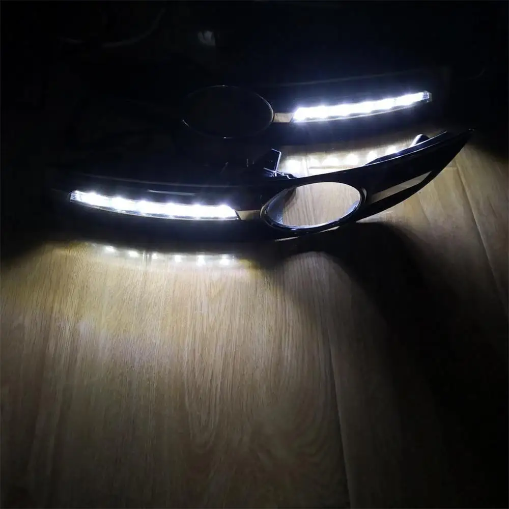 Пара светодиодный ных ДХО для VW Passat B6 2006 2007 2008 2009 2010 2011 Стайлинг автомобиля