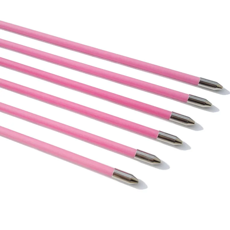 6 шт. оранжевая розовая детская стрела присоска фиксированная из стекловолокна