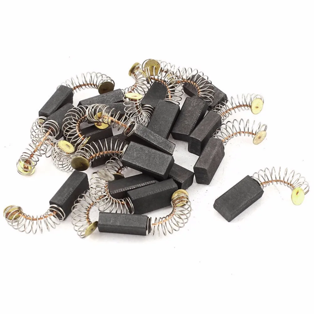 

10 PCS 6.5x7.5x13.5mm Mini Drill Electric Grinder Replacement Carbon Brushes Spare Parts Electric Motors For Dremel Rotary Tool