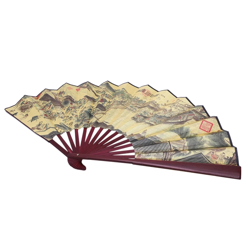 Новый 24 4 &quotоткрытая ширина Китайский Характер печати бамбуковые ребрышки