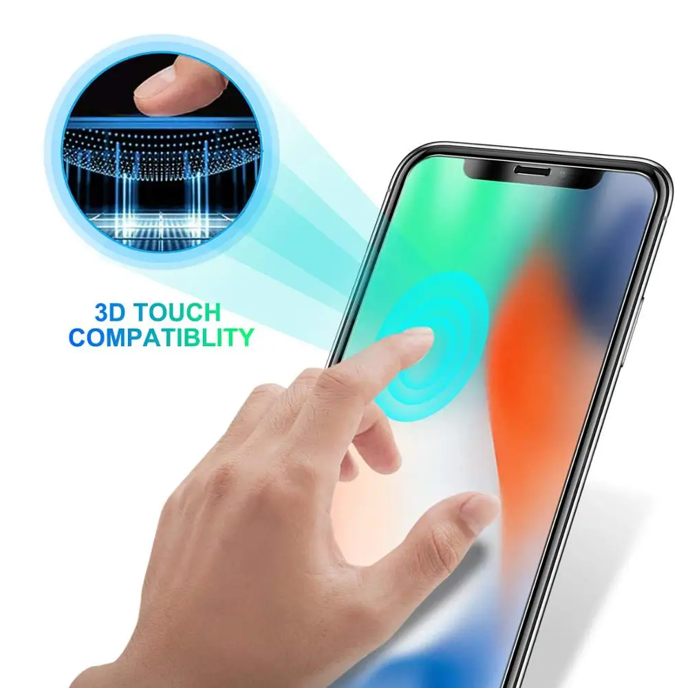 10 шт. защита для экрана из закаленного стекла iPhone 11 Pro Max Защитная пленка X XS MAX XR на 7