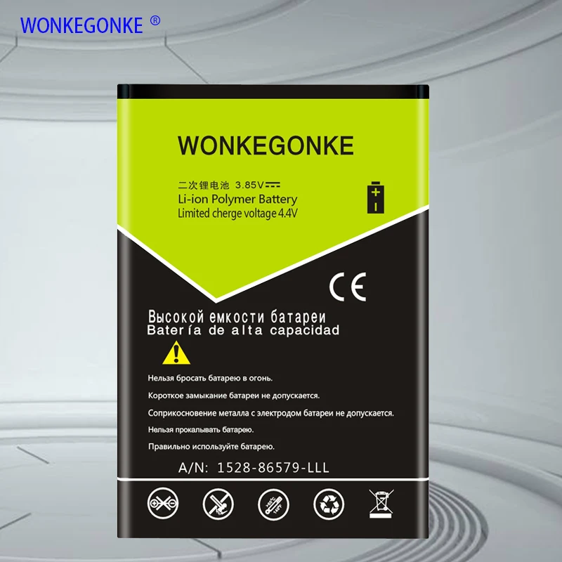Аккумулятор WONKEGONKE BL5CT 1500 мА/ч батарея для Nokia 5220 BL-5CT 6730c C5 C3-01 6303C 5220XM | Мобильные