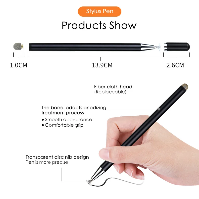 2в1 стилус ручка для рисования Samsung Tablet Pc емкостной экран Caneta тронутая смартфона