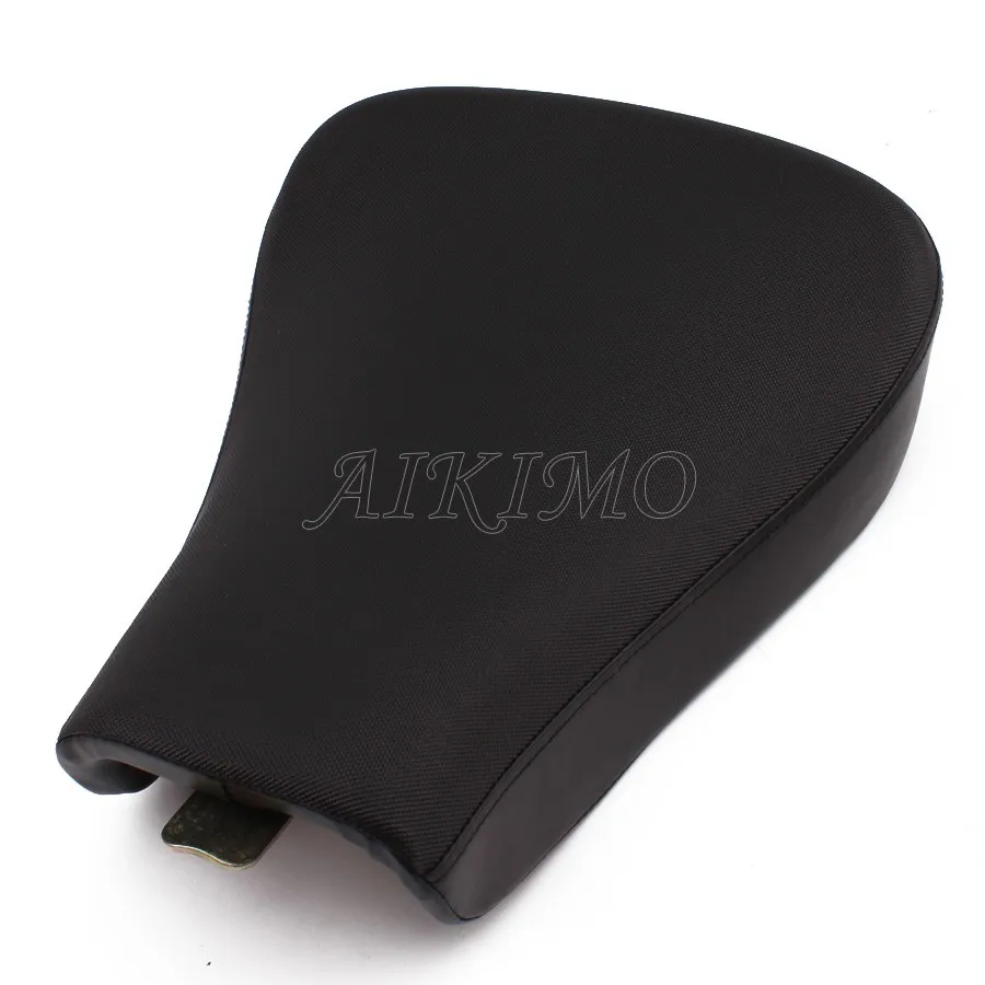 Черные Мотоциклетные аксессуары передняя Кожаная подушка для водителя сиденья