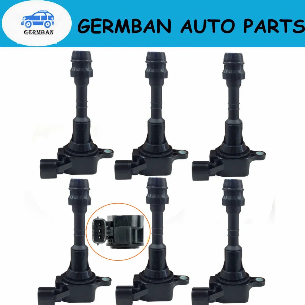 Катушки зажигания 6 шт. 22448 AL60C AL615 AL61C для Infiniti G35 M35 350Z FX35 3.5L V6 VQ35DE 22448AL60C|Катушка