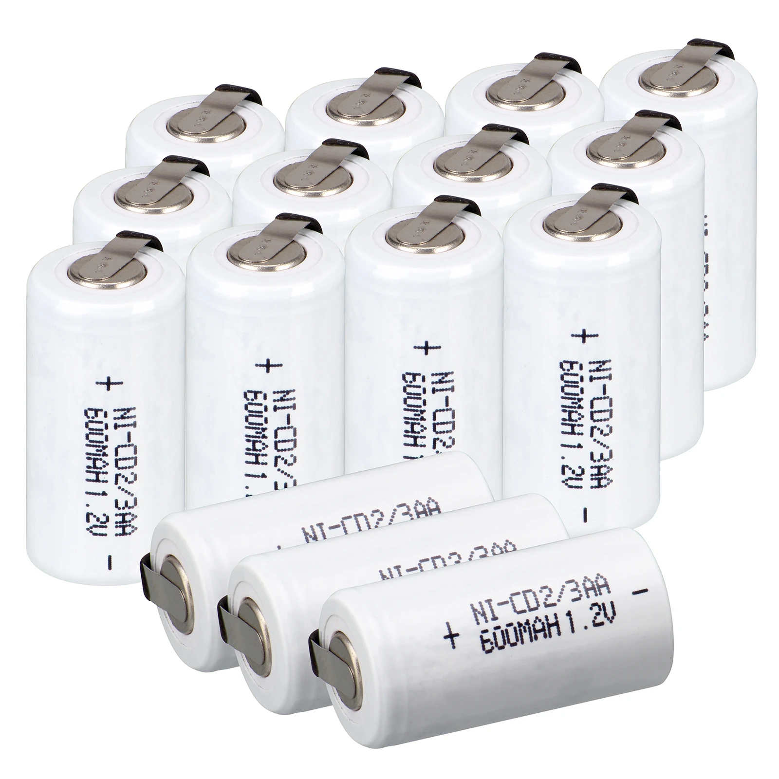 2~ 32 шт 1,2 v 600mAh ni-cd 2/3 aa Аккумуляторная батарея 1,2 v аккумуляторные батареи белые