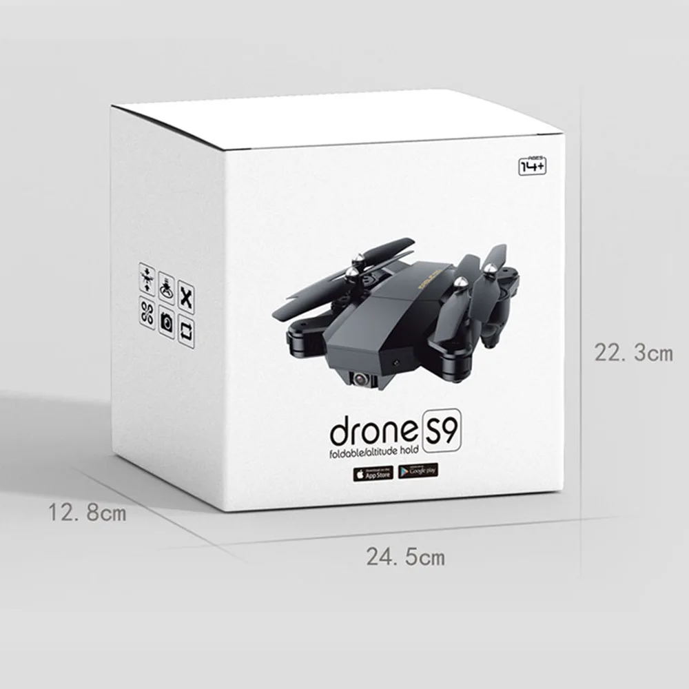 S9T 4K 1080P видео HD камера Радиоуправляемый Дрон FPV wifi Профессиональный широкоугольный Квадрокоптер с длительным временем работы от аккумулятора USB зарядка Aaircraft игрушки