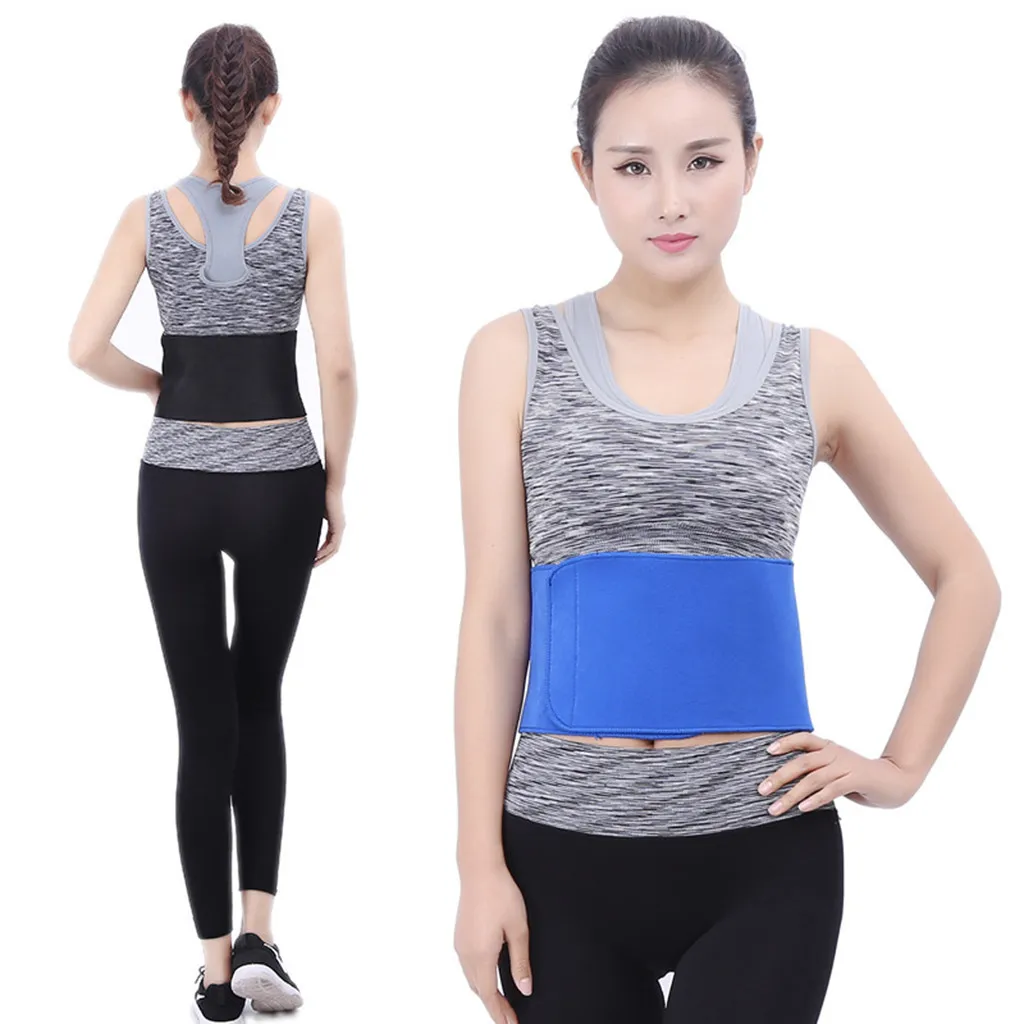 Поддержка нижней части спины Регулируемая тонкая посадка Брюшная Талия пота