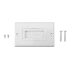 Щетка, настенная пластина, защита от пыли, кабель панель для крепления на стену, Проходная вставка для проводов, одинарный кабель, ремешок для доступа, настенная розетка