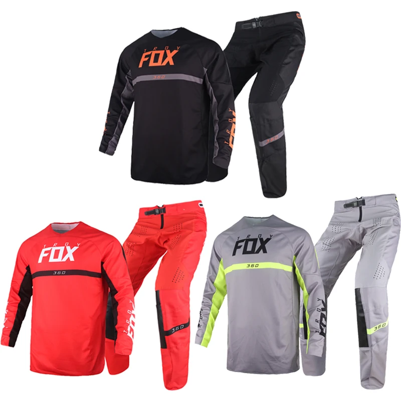 

2022 Motocross Racing 360 Trice Lux Skew Merz Riet Mirer Peril Jersey Pants MX BMX Dirt Bike Kits Adult Moto Offroad Suit Mens