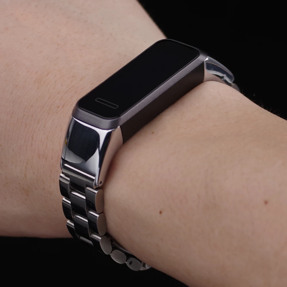 Ремешок для Huawei Band 4 металлический браслет из нержавеющей стали совместимый с Honor