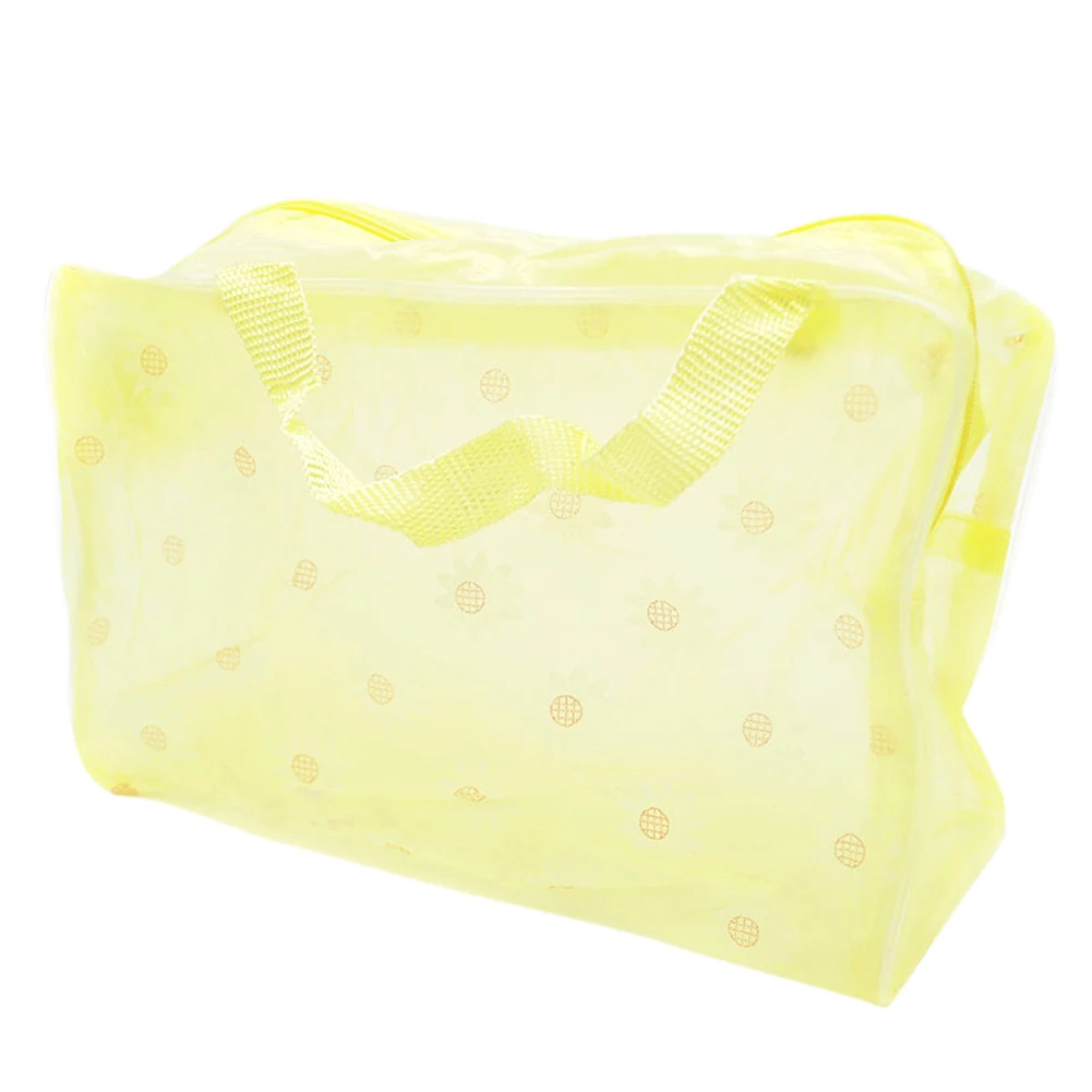 Новое поступление сумки для макияжа с цветочным принтом прозрачные