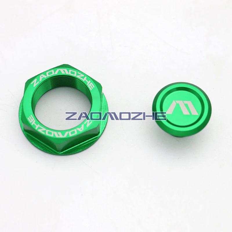 green Belt logo Для kawasaki NINJA H2 H2R центральная консоль мотоцикла Топ тройной хомут чехол Центр крышка M28 - Цвет: green Belt logo
