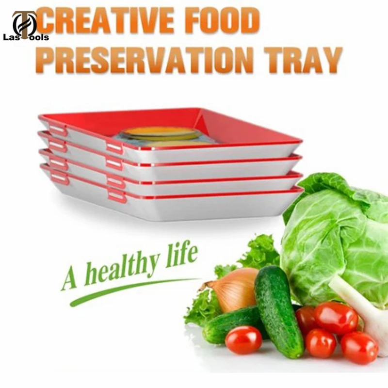 Умный поднос для хранения продуктов креативный пищи пластиковый контейнер набор