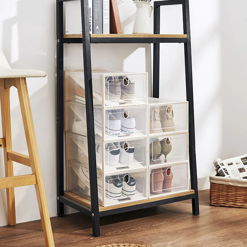 Прозрачная коробка для обуви пластиковый ящик хранения утолщенный