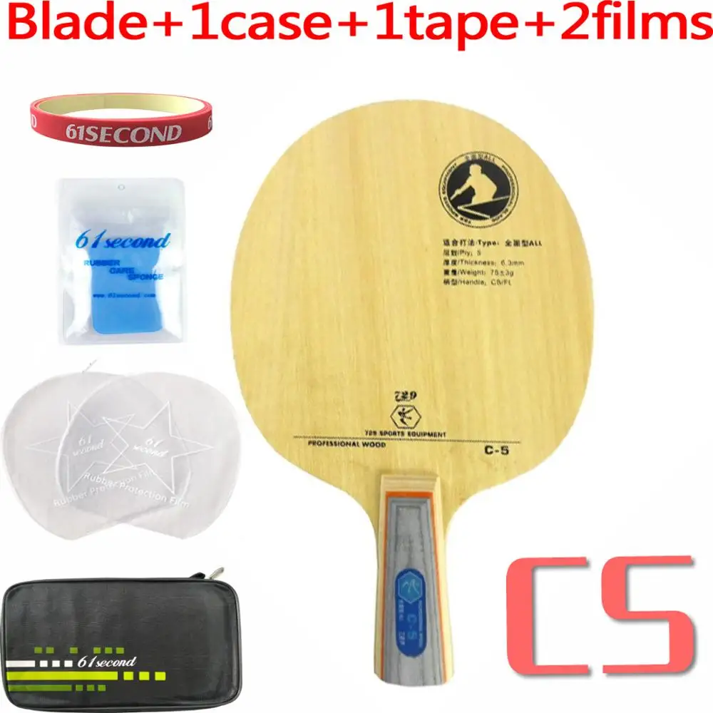 РИТЦ 729 C-5 Дружбы(C5, C 5) лезвие для настольного тенниса - Цвет: CS with F 1 case