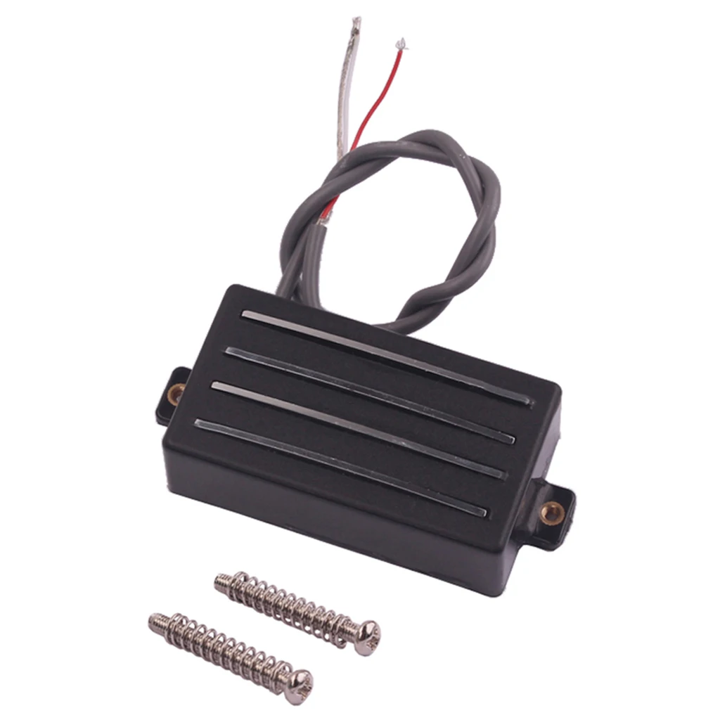 1 шт. Черный Quad Hot Rails Humbucker Пикап медь для коробки сигары запасные части гитары |
