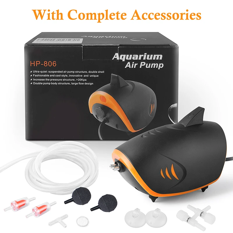 4 Вт аквариумный воздушный насос регулируемый компрессор мощный кислородный с