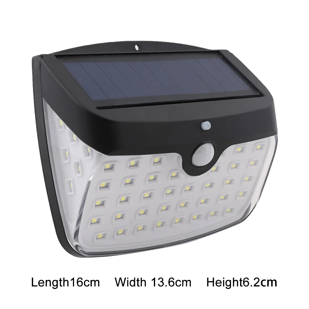 

50LED Solar Light Outdoor Solar Lamp PIR Motion Sensor Wall Light Waterproof Solar Powered Sunlight for Garden Decoration