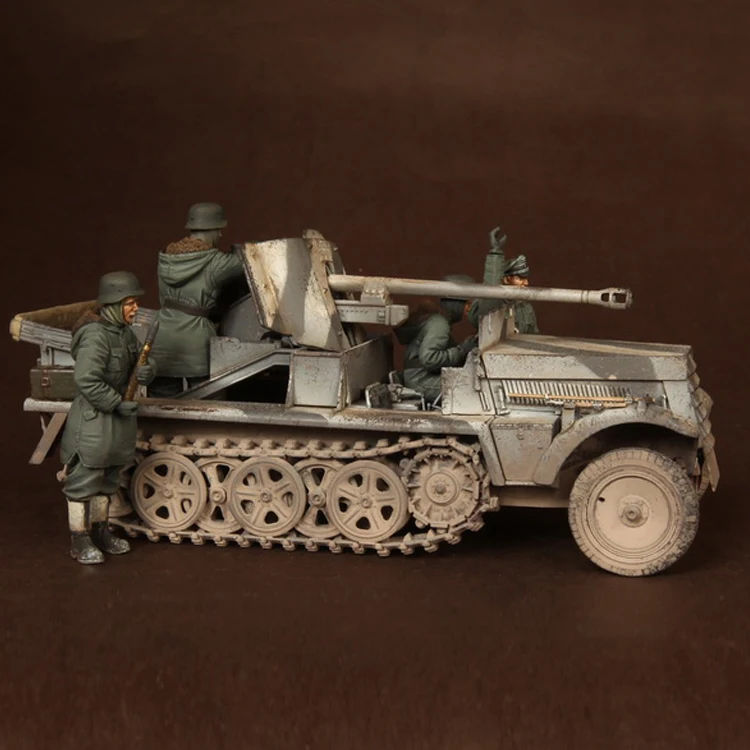 1/35 солдатики-B 5 фигурок (без транспорта) набор для строительства из смолы |
