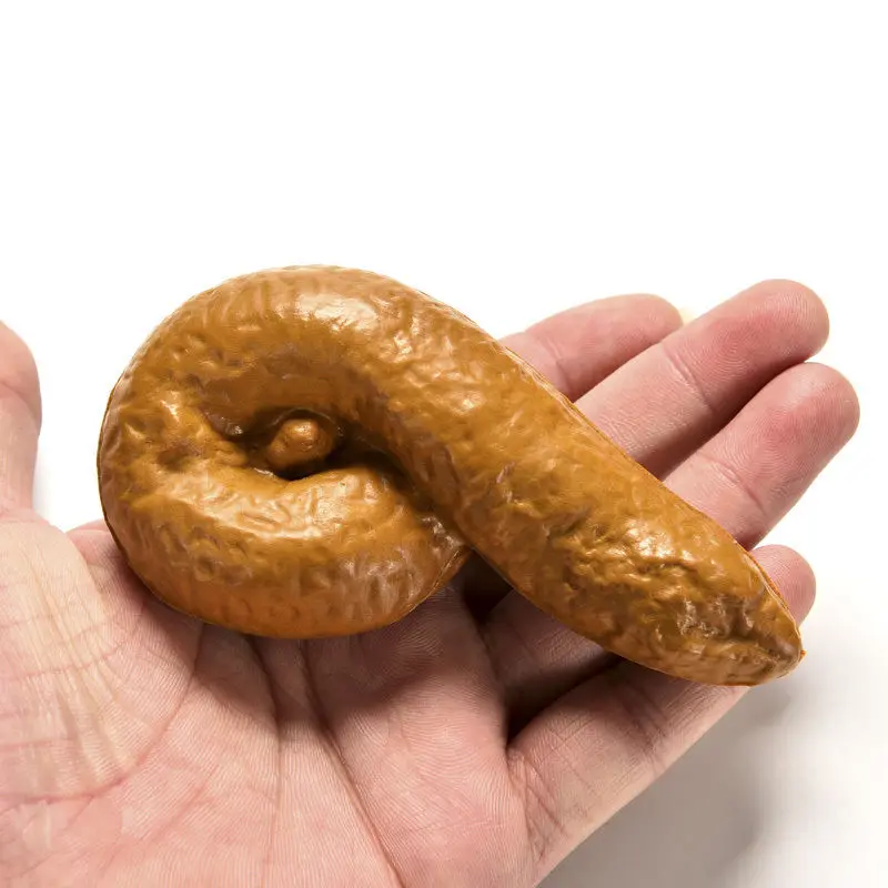 

1 Pcs Practical Gag-Funny Joke Tricky Toys Mischief Turd Gag Gift Realistic Shits poop Fake Turd Classic Shit Funny Toys