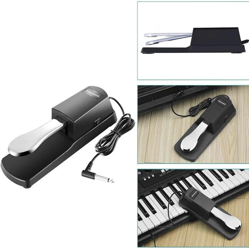 ELEMENT профессиональная электронная клавиатура MIDI демпфер Sustain педаль для