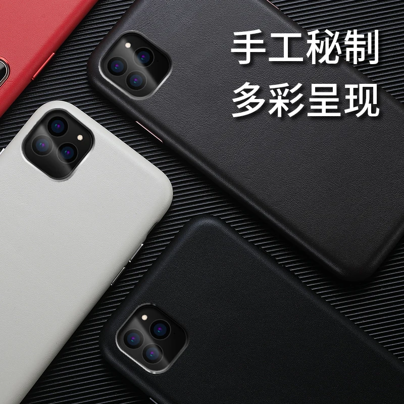 Кожаный чехол для iphone 11 Pro 100% оригинальный брендовый Duzhi из натуральной кожи