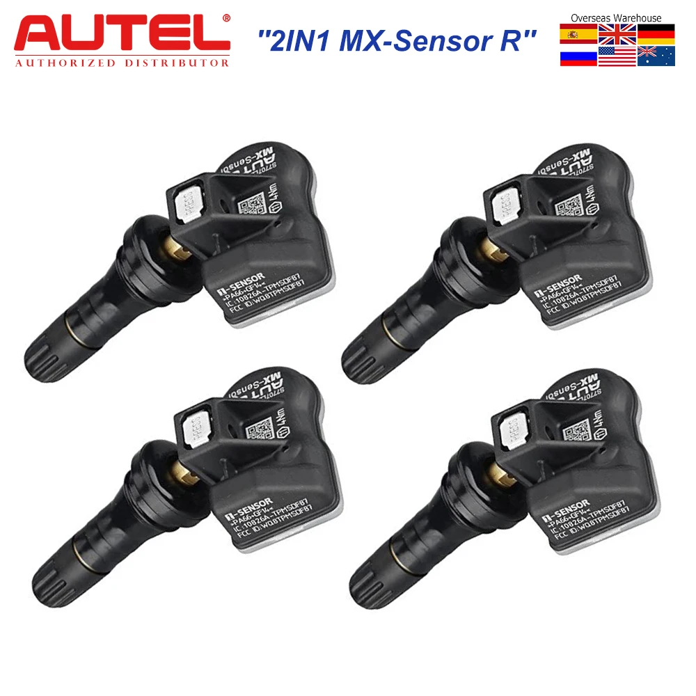 Autel TPMS MX-Sensor 2 в 1 клон-able программируемый 315 МГц 433 датчик s для TS501/TS508/ITS600 инструмент