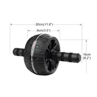 Домашний ролик, оборудование для фитнеса, тренажер для живота, колесо из АБС-пластика, ролик для тренировки мышц и фитнеса уровень шума колеса