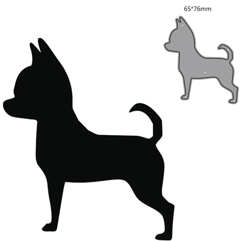 

metal cutting dies cut die mold Animal dog decoration Scrapbook paper craft knife mould blade punch stencils dies