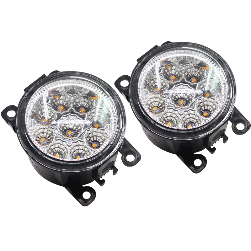 Buildreamen2 For Dacia Duster Logan Sandero Solenza Car Fog Light Daytime Running DRL LED Lamp 12V White Blue Yellow | Автомобили и