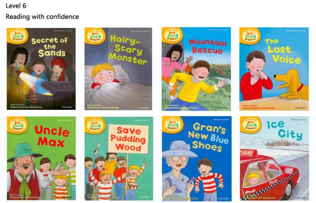 25 Books 4-6 Oxford Reading Tree Biff Chip&ampKipper Children Learning English Education Picture Book Point-to-read Version |