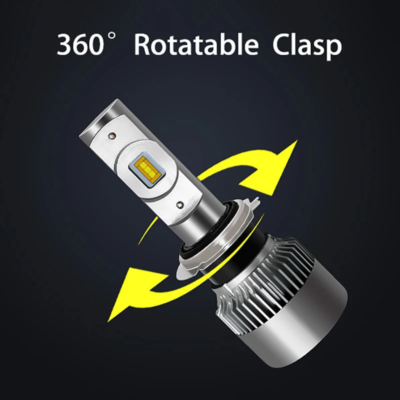 BERA Bear Car Headlight Bulbs LED for Renault Megane Scala 6000K 10000LM White Light Auto 2X Accessories | Автомобили и мотоциклы