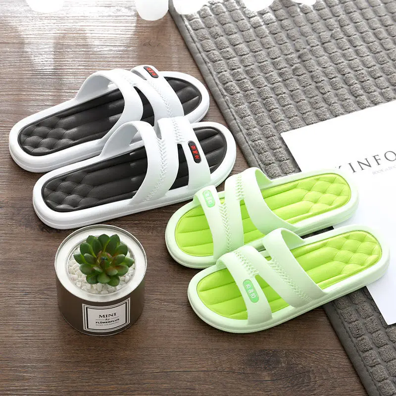 

Summer Luxury Nrand 2021 Korean Slippers Xiaju Family Bathroom Antiskid And Deodorant Cool Slippers