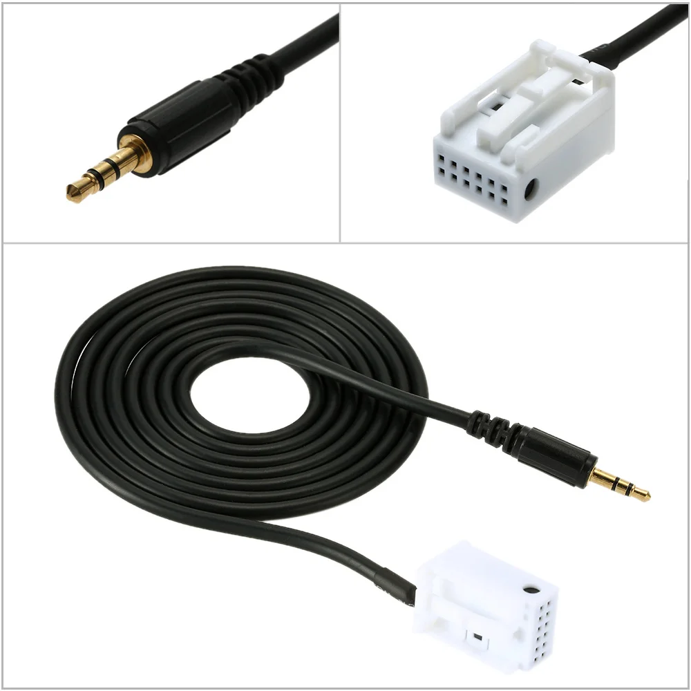 

Car Style AUX Cable Input Mode for iPod Phone MP3 3.5mm AUX-in Audio Music Adapter Cable for Mercedes Benz W169 W203 W209 W251