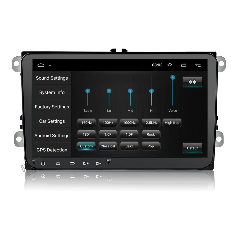 Автомагнитола 9 дюймов проигрыватель на Android 10 Восьмиядерный процессор GPS без DVD