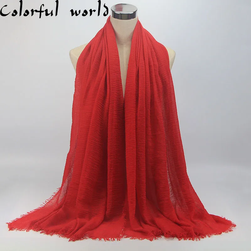 Мусульманский хиджаб для женщин мягкий хлопковый головной платок размером 90*180