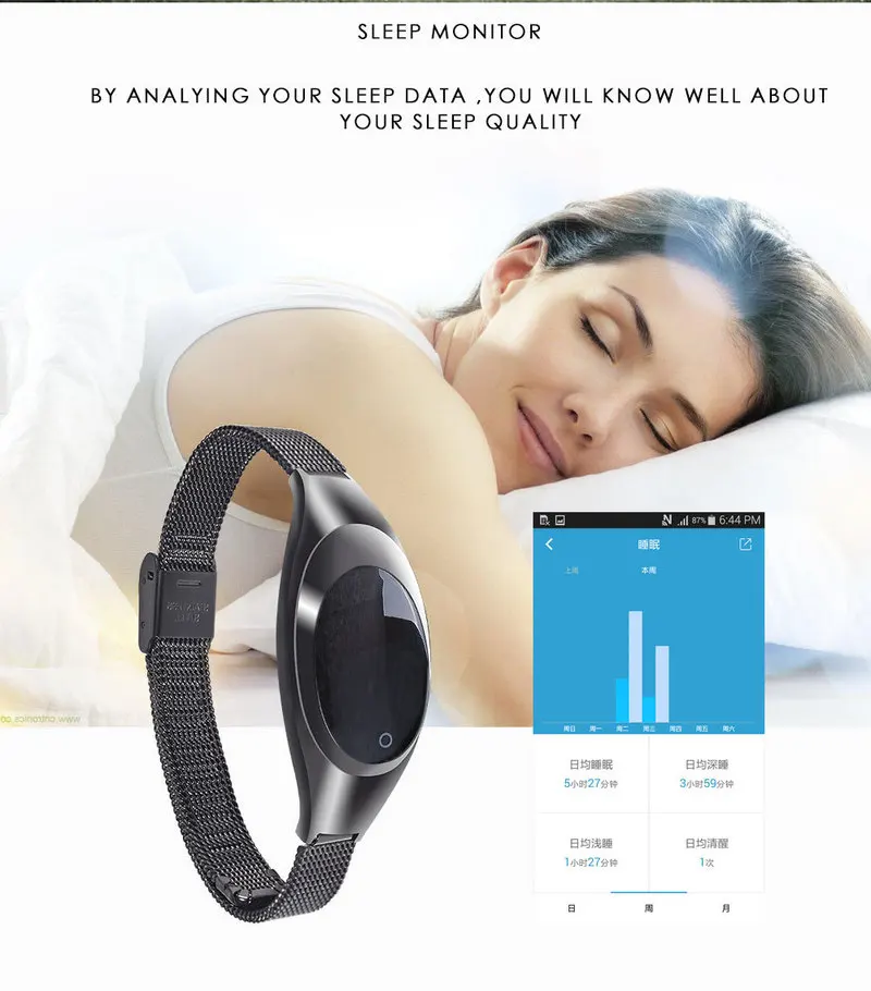 Sport Bracelet Smart heart Rate Sphygmomanometer Step Sleep Monitoring Sports Health Steel Belt Watch | Красота и здоровье