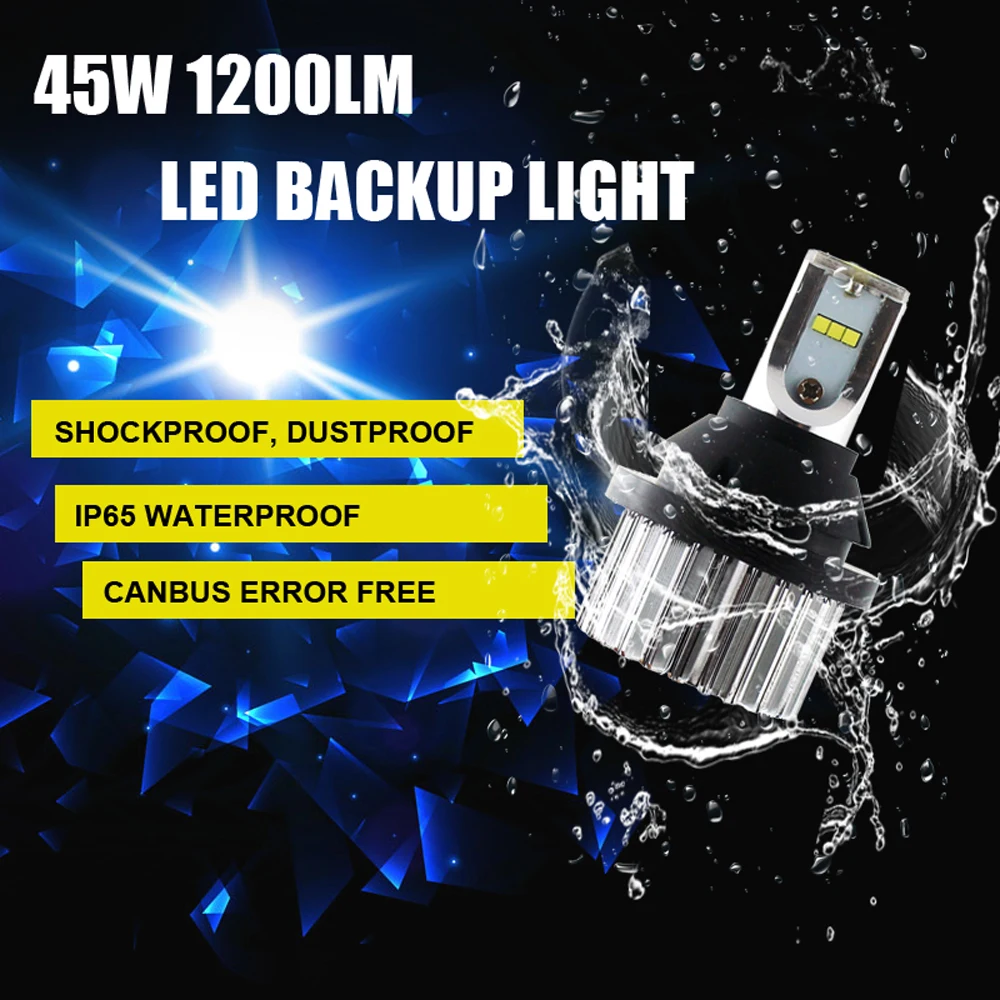 

LED Car Bulb Auto LED Lamp White Brake Lights Backup Light Reverse Light BA15S 7506 P21W BAU15S PY21W 7440 W21W Canbus 6000K