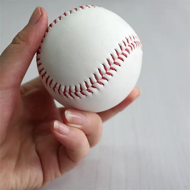 White Standard 9" Leather Baseball 1