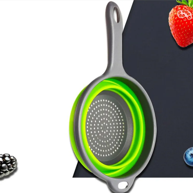 Кухонные вещи Дуршлаг Сито для фруктов овощей корзина мытья фильтр пластиковые